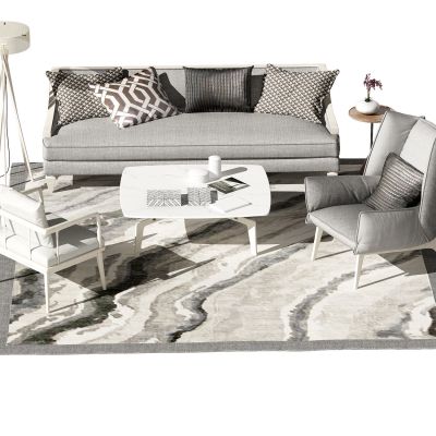 现代沙发茶几组合