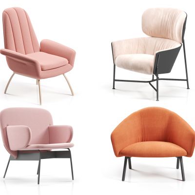 现代单人沙发休闲椅