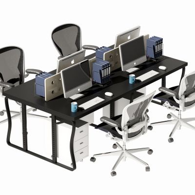 现代办公桌椅组合