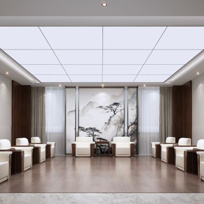 现代中式贵宾接待室