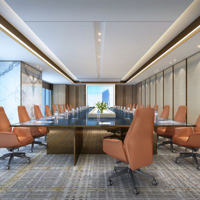 现代办公会议室