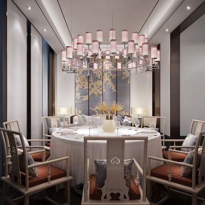 新中式中餐厅包厢