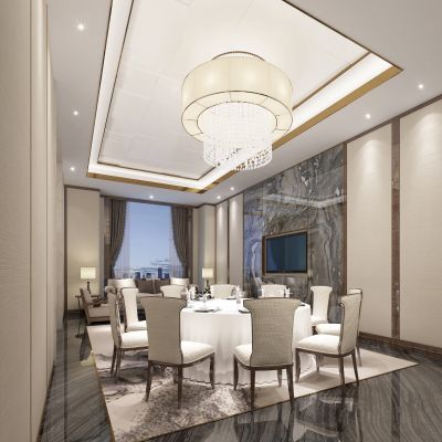 现代中餐厅包厢