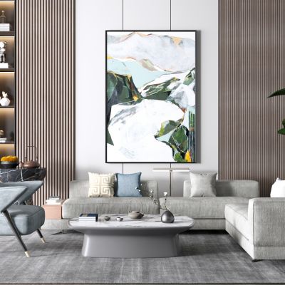 现代沙发茶几组合