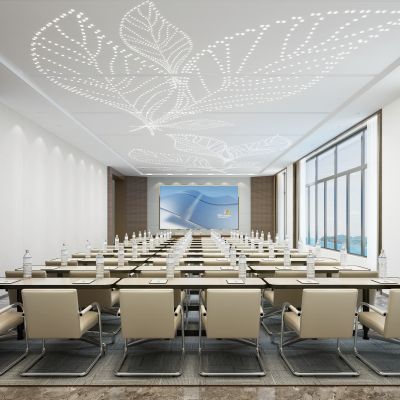 现代会议室多功能厅