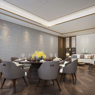现代素雅餐厅