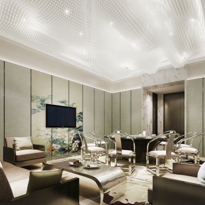 现代中餐厅包厢