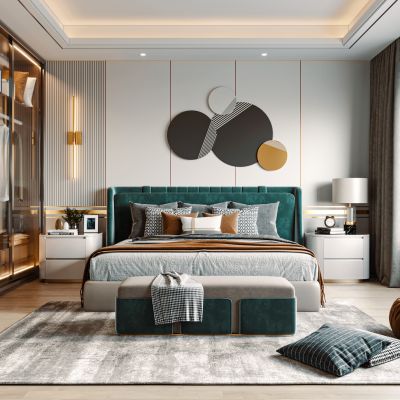 现代卧室