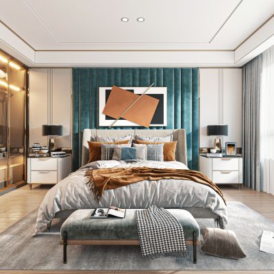 现代卧室