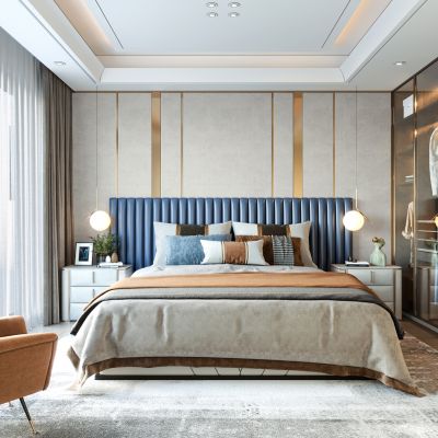 现代卧室