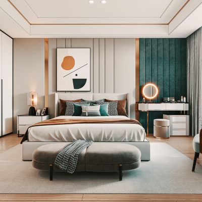现代卧室
