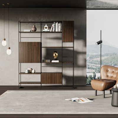 现代书柜