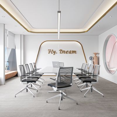 现代会议室3D模型