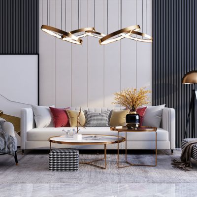 现代沙发茶几组合