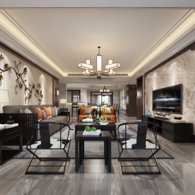 新中式客厅