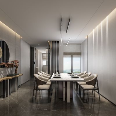 新中式客厅餐厅