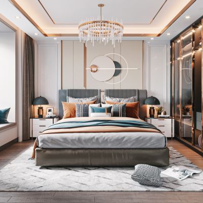 现代卧室