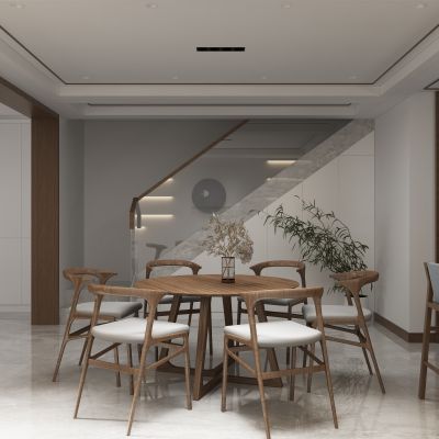 新中式客厅餐厅