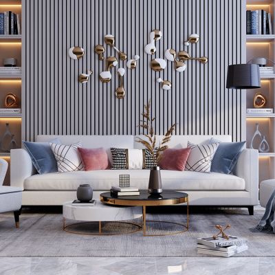 现代沙发茶几组合