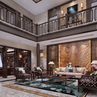 新中式客厅