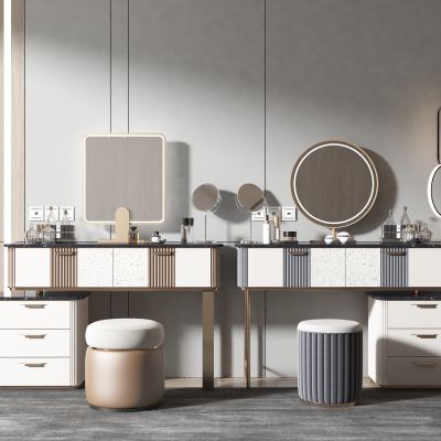 现代轻奢风格梳妆台