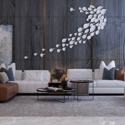 现代沙发茶几组合