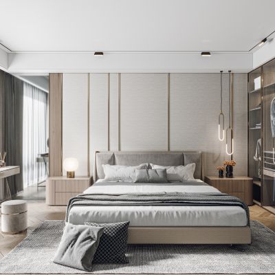 现代卧室