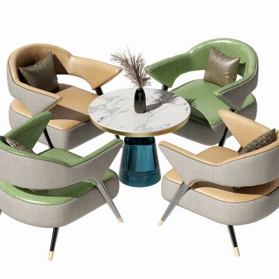 现代休闲桌椅组合