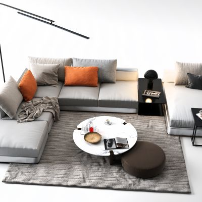 后现代布艺沙发