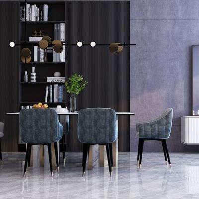 现代餐桌椅组合