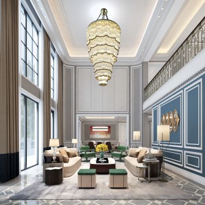欧式奢华客厅