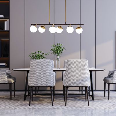 现代餐桌椅组合