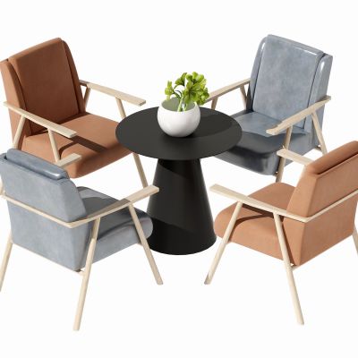 现代休闲桌椅组合