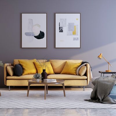 北欧沙发茶几组合