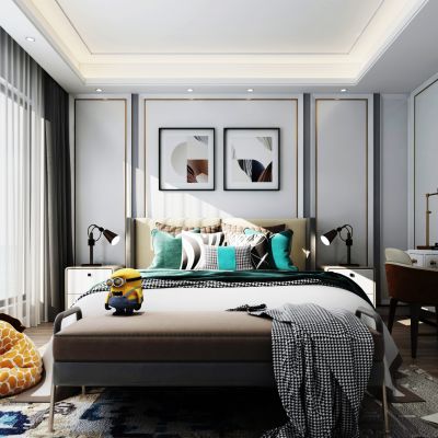 现代卧室