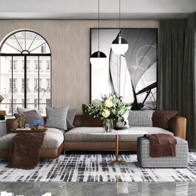 现代轻奢客厅