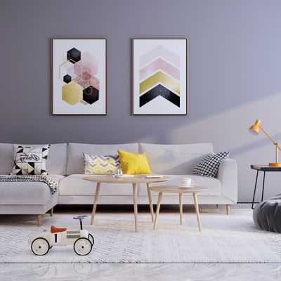 北欧沙发茶几组合