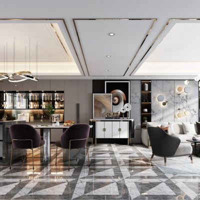 现代轻奢客餐厅