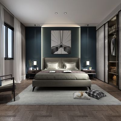现代简约卧室