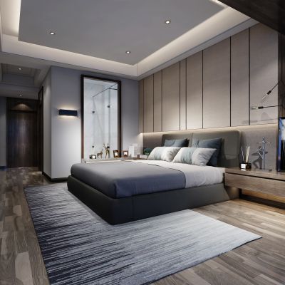 现代简约卧室