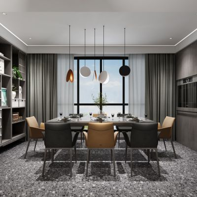 现代轻奢餐厅