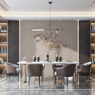 现代轻奢餐厅