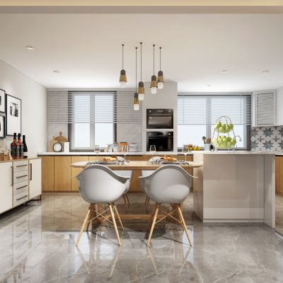 现代轻奢简约餐厅