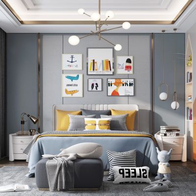 现代轻奢儿童房