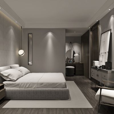 现代简约卧室