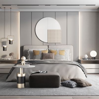 现代轻奢卧室