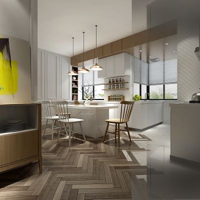 现代轻奢简约餐厅