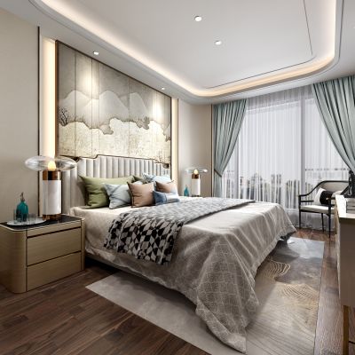 新中式卧室