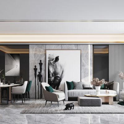 现代轻奢客餐厅