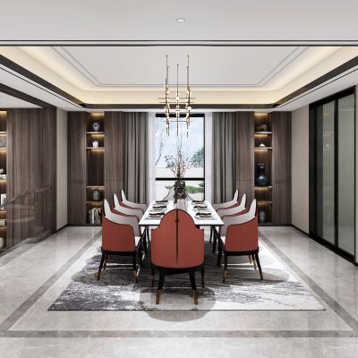 现代轻奢简约餐厅